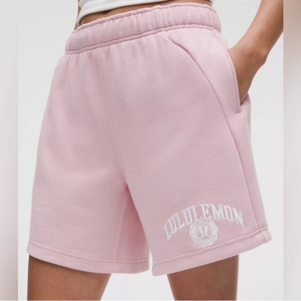 Lululemon Athletica Light Pink Athletic Shorts